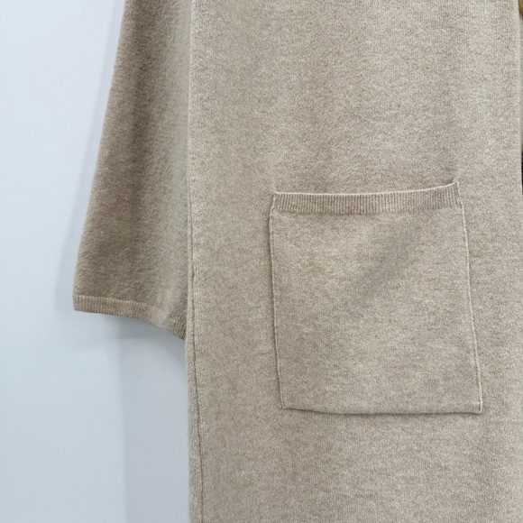 Anine Bing Jasni Midi Cardigan in Oat Size M - Picture 10 of 16